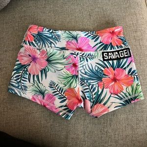 Savage Barbell Booty Shorts